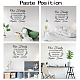 PVC Quotes Wall Sticker DIY-WH0200-056-3