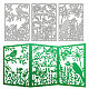 Globleland 3 шт. 3d рамка для дня рождения режущие штампы металлические цветы бабочки границы трафареты для тиснения высечки для изготовления бумажных карт украшения diy скрапбукинг альбом ремесло декор DIY-WH0309-357-1