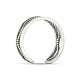 Shegrace винтажные серебряные волнистые кольца-манжеты JR93A-3