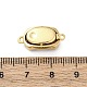 Прямоугольные латунные застежки-коробочки KK-P291-48G-01-3