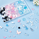 PandaHall 150pcs Resin Beads for Jewellery Making RESI-PH0001-71-4