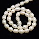 Grade AAA Natural Cultured Freshwater Pearl Beads Strands PEAR-L001-C-09-3