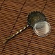 25мм прозрачно ясный куполообразное стекло кабошон покрытие для DIY изготовления железной шпильки Bobby Pin DIY-X0069-3