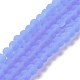 Brins de perles de verre de couleur unie imitation jade EGLA-A034-J10mm-MD03-1