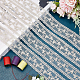 Polyester Hollow Embroidered Lace Trim OCOR-WH0079-13A-4