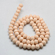 Opaque Solid Color Crystal Glass Rondelle Beads Strands EGLA-F047A-07-2