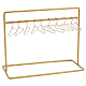 SUPERFINDINGS 1 Set Doll Garment Rack Including 1Pc 6x2.8x4.7inch Doll Clothes Storage Rack Doll Closet and 10Pcs Mini Doll Clothes Hangers Doll Wardrobe Furniture Accessories for Dollhouse Supplies DIY-FH0004-43-8