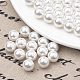 Hebras de perlas de imitación de plástico ecológico MACR-S285-12mm-04-1