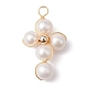 Pendenti pendenti con perle d'acqua dolce coltivate naturali PALLOY-JF02225-1