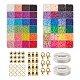 Kit de fabricación de conjunto de joyas de semillas y cuentas heishi diy DIY-YW0005-53-1