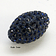 Polymer Clay Rhinestone Beads CLAY-I001-04-2