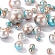 497шт 5 стиля радуги абс пластик имитация жемчуга OACR-YW0001-09A-7