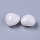 Натуральный белый нефритовый сердечный пальмовый камень G-FS0001-78A-2