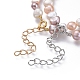 Conjuntos de pulseras de perlas de agua dulce naturales BJEW-JB05122-4