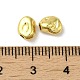 Crémaillère perles en alliage placage PALLOY-P296-02G-3
