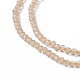 Chapelets de perles en verre G-F596-47E-3mm-3