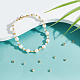 BENECREAT 240Pcs 2 Styles Brass Crimp Beads Covers KK-BC0002-43-NF-6