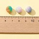 50 pièces 5 couleurs perles acryliques imitation perle OACR-FS0001-18-2