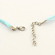 Cordon de collier de multi-brins pour la fabrication de bijoux X-NJEW-R218-09-4