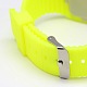 蛍光色ユニセックス学生は電子シリコーン腕時計を導いた  緑黄  38~65x57~68mm  40mm WACH-M113-01-3