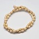 Brins ovales de perles de magnésite naturelle G-M138-40-2