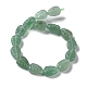 Natürlichen grünen Aventurin Perlen Stränge G-M418-A03-01-3