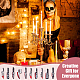 Hobbiesay 20 Stück 10 Stile Halloween bedruckte undurchsichtige Acrylanhänger MACR-HY0001-09D-7