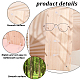 Présentoir à lunettes en bois à 4 niveau nbeads ODIS-WH0002-17A-4