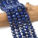 Natürliche Lapislazuli Perlenstränge&nbsp;G-D344-A17-1