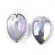 Electroplate Glass Pendants EGLA-T014-11A-2