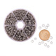 304 Stainless Steel Split Rings Split Rings Outer Diameter 5-8mm for Jewelry Making STAS-PH0004-02-3