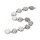 304 cadenas de eslabones de acero inoxidable de flores CHS-C004-04B-P-4