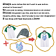 SUPERDANT Wolf Rhinestones Transfer Iron On Rhinestone Transfer Wolf Applique Crystal Wild Wolf Heat Transfer Hot Fix Crystal Wolf Patch for T-Shirt Hat Jacket Bags Shoes Garments DIY-WH0303-226-5