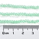 Brins de perles de verre imitation jade peints au four DGLA-A034-J4MM-A22-4
