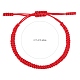 Плетеный браслет из нейлоновых нитей BJEW-SW00058-3-2