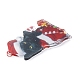 Weihnachtsanhänger aus Acryl in Katzenform HJEW-E007-01G-01-5