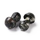 Natürlicher Guasha-Stein aus Schneeflocken-Obsidian G-A205-25M-3