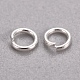 304 Stainless Steel Jump Rings, Open Jump Rings, Silver Color Plated, 3.5x0.6mm, , Inner Diameter: 2.3mm