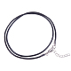 Кожаный шнур ожерелье материалы MAK-PH0002-2.0mm-01-1