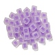 Frosted Acrylic European Beads OACR-G012-14H-3