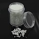 1 Box Transparent Frosted Two Cut Glass Seed Beads DIY Loose Spacer Tube Glass Seed Beads SEED-X0005-11-QB19-B-2