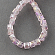 Electroplate Glass Beads Strands EGLA-R030-3x3mm-M-3