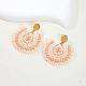Ohrhänger aus Glasperlen im Bohemian-Stil für Damen LS3119-1-1