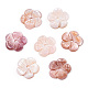 Perles naturelles de coquillage rose SHEL-Q008-12-1