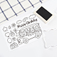 GLOBLELAND Happy Birthday Clear Stamps Animal Hiking Bus Silicone Clear Stamp Seals for Cards Making DIY Scrapbooking Photo Journal Album Decoration DIY-WH0167-56-672-8