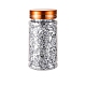 UVジェルネイルアートアルミホイルチップ  ネイルアートキラキラ装飾  銀  ボトル：105x50mm  約2 G /ボトル MRMJ-T078-192S-1