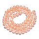 Fili di perle di perle d'acqua dolce coltivate naturali PEAR-N013-05J-4