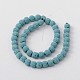 Natural Lava Rock Round Beads Strands G588-6-2