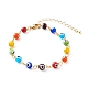 Collier pendentif chaîne en laiton & bracelets & bracelets de cheville ensembles de bijoux SJEW-JS01201-6
