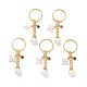 Porte-clés pendentifs en perles acryliques KEYC-JKC00427-1